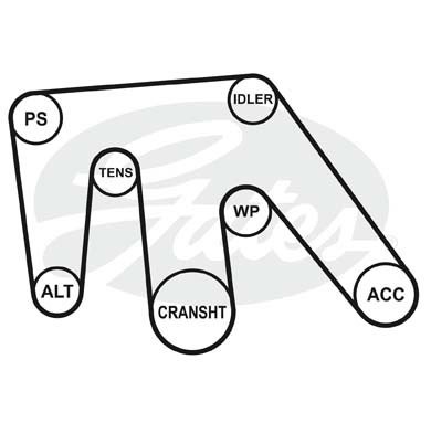 Ремень приводной 6-PK-2238 GATES