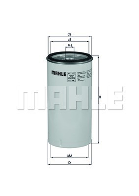 Фильтр топливный KC200 MAHLE
