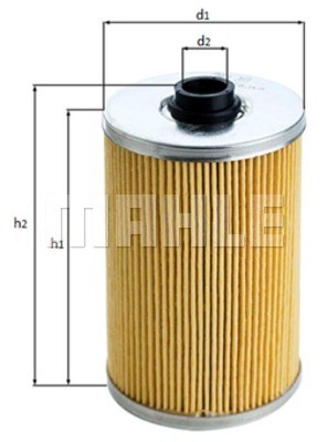 Фильтр топливный KX35 MAHLE