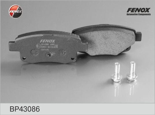 КОЛОДКИ ТОРМОЗНЫЕ ДИСКОВЫЕ ЗАДНИЕ BP43086 FENOX