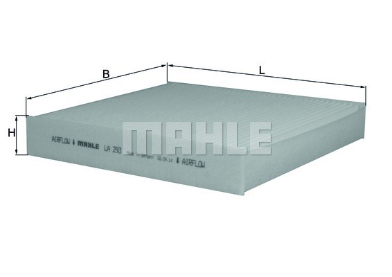 Фильтр салона LA293 MAHLE