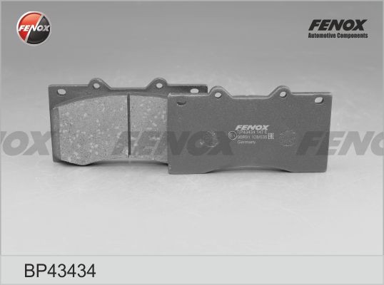КОЛОДКИ ТОРМОЗНЫЕ ДИСКОВЫЕ ПЕРЕДНИЕ BP43434 FENOX
