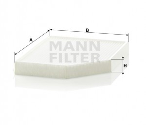 Фильтр салона CU2450 MANN FILTER