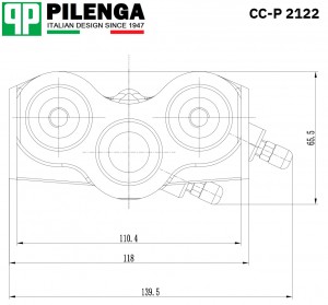 Цилиндр тормозной рабочий CCP2122 PILENGA