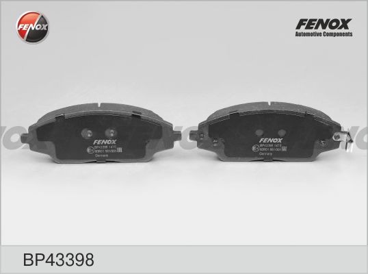 КОЛОДКИ ТОРМОЗНЫЕ ДИСКОВЫЕ ПЕРЕДНИЕ, Akebono BP43398 FENOX
