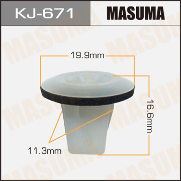 Клипса крепежная KJ671 MASUMA