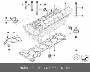 Болты крепления ГБЦ (комплект) 11 12 1 740 065 BMW
