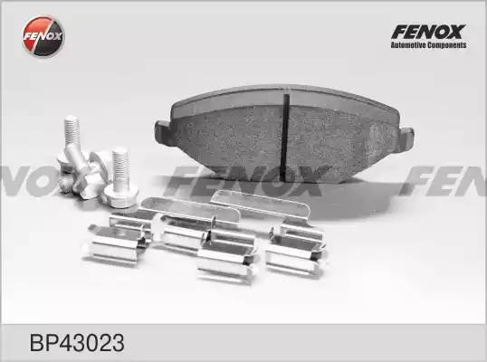 КОЛОДКИ ТОРМОЗНЫЕ ДИСКОВЫЕ ПЕРЕДНИЕ BP43023 FENOX