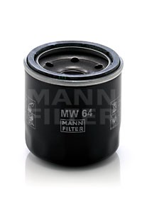 Фильтр масляный двигателя MW64 MANN FILTER
