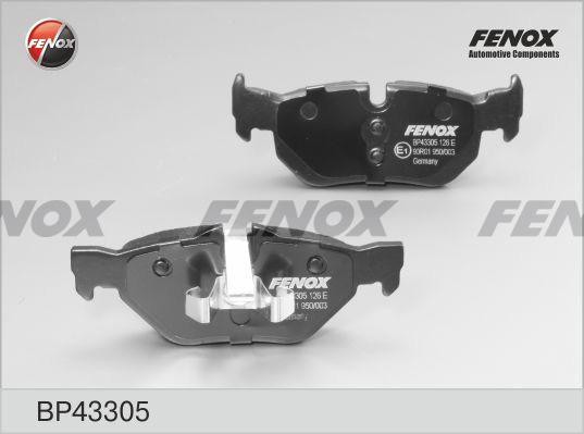 КОЛОДКИ ТОРМОЗНЫЕ ДИСКОВЫЕ ЗАДНИЕ BP43305 FENOX