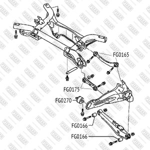 Сайлентблок FG0166 FIXAR