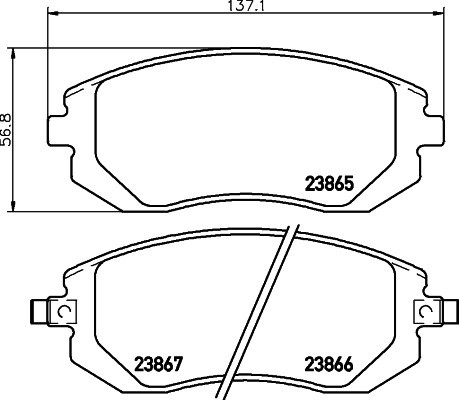 Колодки тормозные дисковые 8DB 355 028-001 PAGID