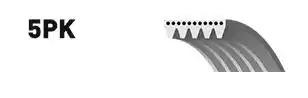 Ремень приводной 5-PK-1545 GATES