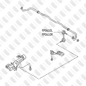 Стойка стабилизатора FP0610L FIXAR