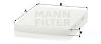 Фильтр салона CU23010 MANN FILTER