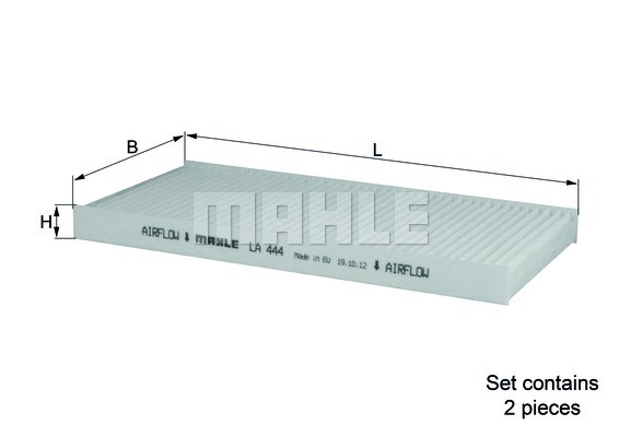 Фильтр салона LA444/S MAHLE