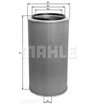 Фильтр воздушный LX273 MAHLE