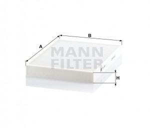 Фильтр салона CU3037 MANN FILTER