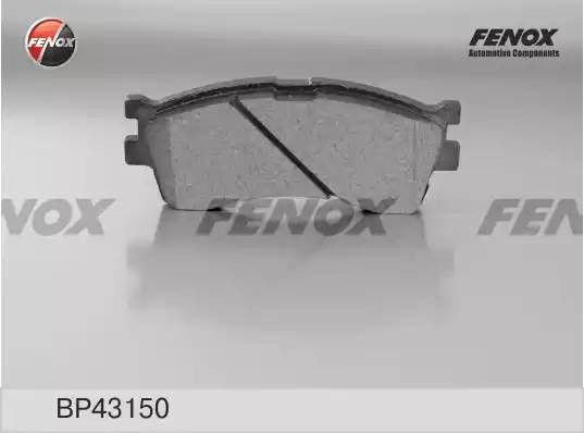 КОЛОДКИ ТОРМОЗНЫЕ ДИСКОВЫЕ ПЕРЕДНИЕ BP43150 FENOX