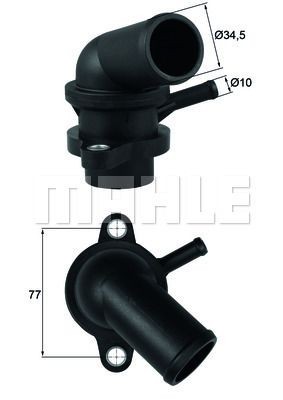 Термостат системы охлаждения TX10089D MAHLE