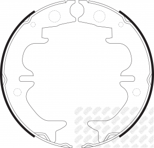 Колодки тормозные барабанные FN0633 NIBK