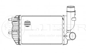 Охладитель наддувочного воздуха (интеркулера) LRIC1650 LUZAR
