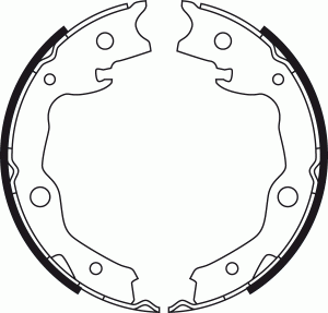 Колодки тормозные барабанные GS8752 TRW