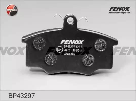 КОЛОДКИ ТОРМОЗНЫЕ ДИСКОВЫЕ ПЕРЕДНИЕ BP43297 FENOX