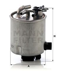 Фильтр топливный WK9027 MANN FILTER