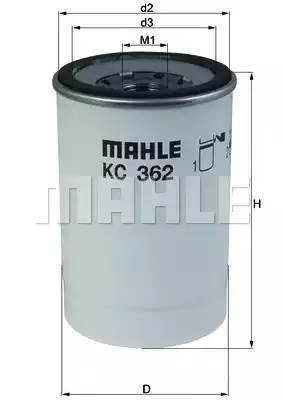 Фильтр топливный KC362D MAHLE