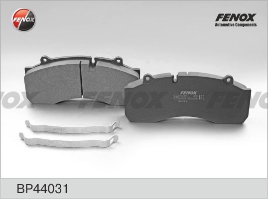 КОЛОДКИ ТОРМОЗНЫЕ ДИСКОВЫЕ ОСИ ПРИЦЕПА BP44031 FENOX