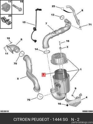 Фильтр воздушный 1444 SG CITROEN