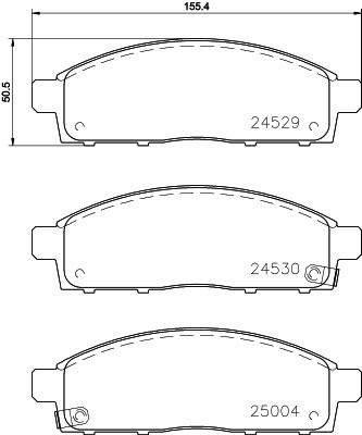 Колодки тормозные дисковые 8DB 355 028-611 PAGID
