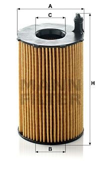 Фильтр масляный двигателя HU8005Z MANN FILTER