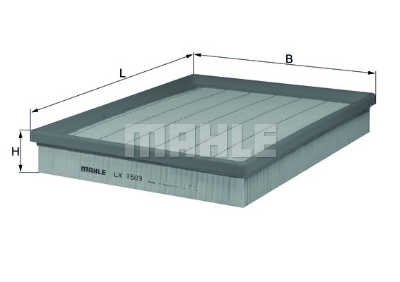 Фильтр воздушный LX1503 MAHLE