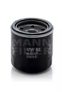 Фильтр масляный двигателя MW64 MANN FILTER