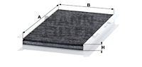 Фильтр салона CUK 3455 MANN FILTER