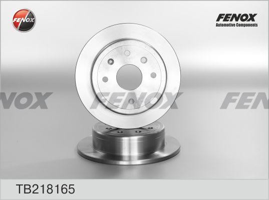 ДИСК ТОРМОЗНОЙ ЗАДНИЙ TB218165 FENOX