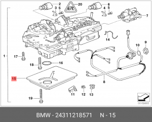 Фильтр масляный АКПП 24 31 1 218 571 BMW