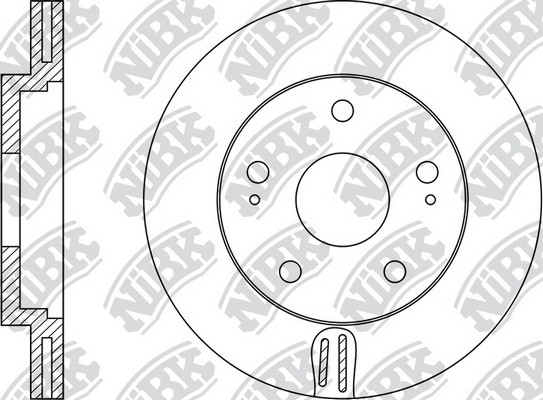 Диск тормозной RN1403 NIBK