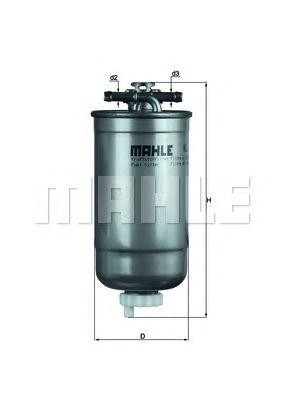 Фильтр топливный KL147D MAHLE
