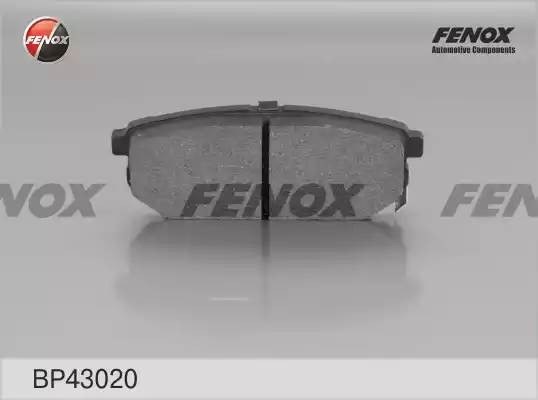 КОЛОДКИ ТОРМОЗНЫЕ ДИСКОВЫЕ ПЕРЕДНИЕ BP43020 FENOX