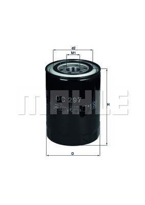 Фильтр масляный двигателя OC297 MAHLE