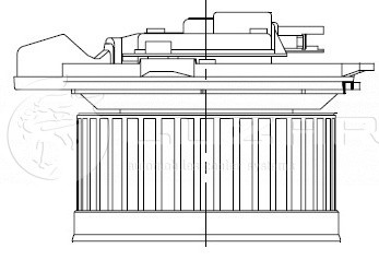 Электровентилятор отопителя LFH15164 LUZAR