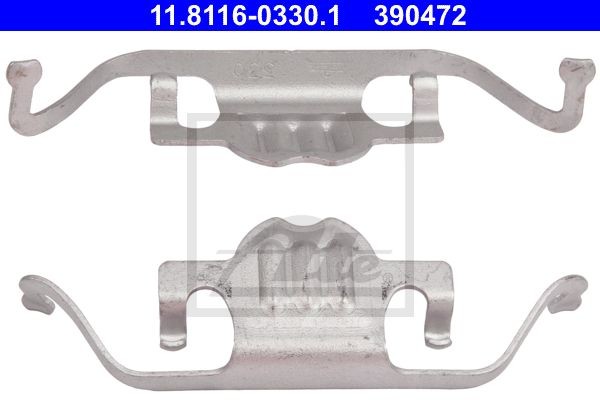 Пружина крепления барабанных тормозных колодок 11.8116-0330.1 ATE
