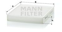 Фильтр салона CU2440 MANN FILTER