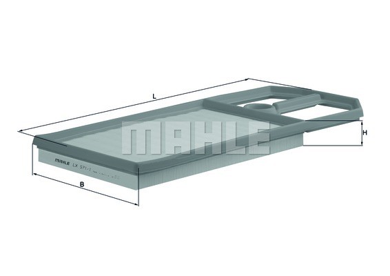Фильтр воздушный LX571/1 MAHLE