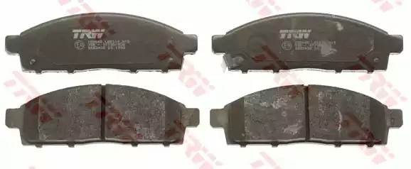 Колодки тормозные дисковые GDB3435 TRW