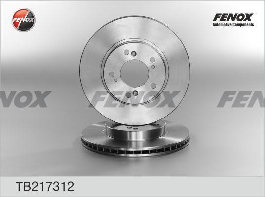 ДИСК ТОРМОЗНОЙ ПЕРЕДНИЙ TB217312 FENOX