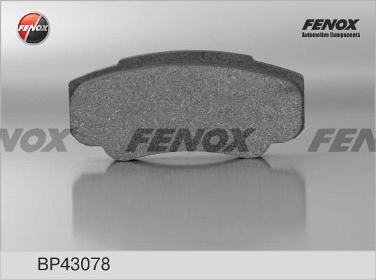 КОЛОДКИ ТОРМОЗНЫЕ ДИСКОВЫЕ ЗАДНИЕ BP43078 FENOX